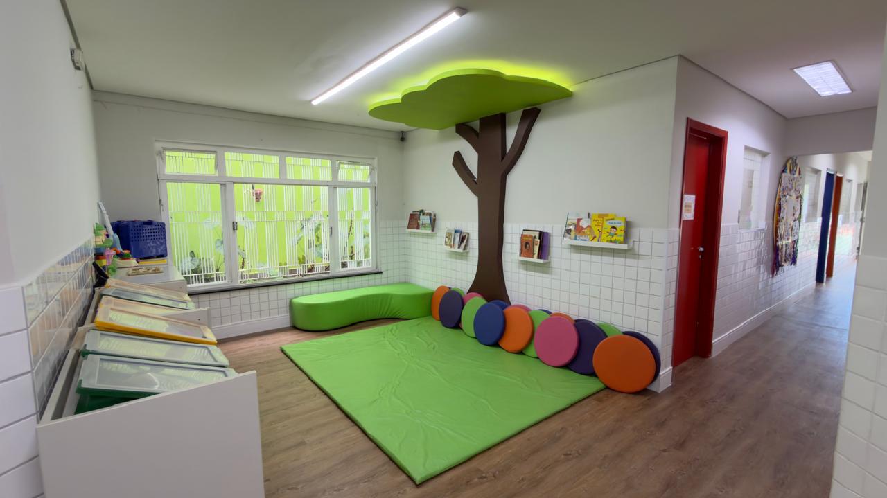 Crianças na Escola Primeiros Passos, Vila Mascote